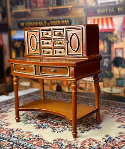 Miniature Dollhouse Decor Replica George Hepplewhite Birch Faux Beech Inlay Original 19th Century Neoclassic Collectible Gift Giving - Etsy