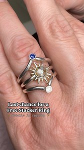 1.8K views · 21 reactions | Free Ring details ✨ Ending on Sunday, January 5th at midnight EST! When you buy 2 Chevron Stacker Rings you get a FREE Stacker Ring of your choice! 朗 Personalize your stack with any Sand or Earth Element in our Sandbank or Send in your own element! 冀 **online only | Dune Jewelry | Facebook