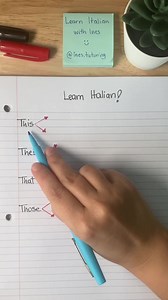 111K views · 4.9K reactions | Learn Italian  - Demonstrative Pronouns | Learn Italian with Ines | Facebook