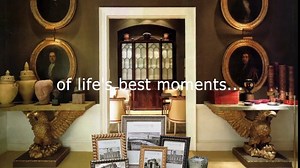 Maxxi Designs Photo Frame with Easel Back, 5 x 7", Antique Gold Leaf Wood Casa Bella