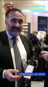 Taste the art of winemaking with Chateau Le Gay, a kosher wine that symbolizes the subtle elegance of Pomerol. Menachem takes us on a sensory journey with this unique blend. WIZO Florida #kfwmiami #KosherWine #KosherCuisine #WineLovers #SupportIsrael | Tripping Kosher