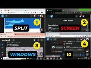 How To Split Screen In Windows 10 Using Keyboard / Windows 10 split screen
