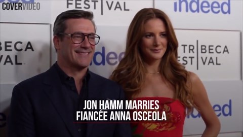 Jon Hamm marries fiancée Anna Osceola