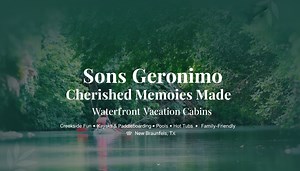 Cabin Rentals Near New Braunfels from $99/Night