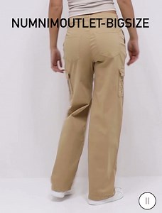 Only Plus-size กางเกงคาร์โก้ สวยเท่ห์แบบมีสไตล์ | NumnimOutlet BigSize-เสื้อผ้าสาวอวบอ้วน