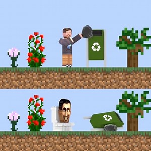 1.7M views · 151K reactions | Part 3 - Which Case Do You Choose Skibidi Toilet Or Mr Beast (Pomni Vs Old Man) #minecraft #minecraftmemes #minecraftvideos #minecrafte #minecraftbuild #minecraftclips #gaming #reels #twitch #tiktok | XDSchool Minecraft | Facebook