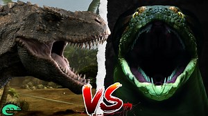 Imaginez ceci : Si le Tyrannosaurus rex avait combattu face au Titanoboa, que se serait-il passé ? Qui aurait gagné ? Le Titanoboa était un serpent massif, considéré par les scientifiques comme le plus grand serpent de tous les temps ! Les T-rex ont un crâne massif orné de longues dents perçantes, un corps imposant avec deux pattes avant atrophiées et un odorat particulièrement efficace ! Ces mastodontes ont bel et bien foulé le sol de notre planète et ont rencontrés d'autres espèces de dinosaur