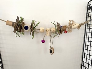 Hanging String for Bird Toy for Parrots Natural Interactive Toys for Medium Birds Parrot Cage Toys From Wood Chew Toy for Medium Birds - Etsy Canada