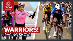 What a weekend in hell! We look over all the key incidents from this weekend’s Paris Roubaix and Paris Roubaix Femmes Avec Zwift races, which saw Mathieu Van Der Poel & Alison Jackson lift the famous cobblestone trophy! Dan also looks at the week’s other racing, including some tight finishes and a demonstration of form from Jonas Vingegaard. | GCN Racing