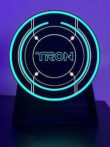 Enseigne circulaire sur mesure : illuminée, texte et image personnalisés, fixation sur étagère ou murale - Etsy France