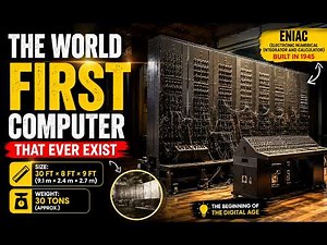🔥 The 30-Ton World’s First Computer That Changed the Digital World | The Story of ENIAC