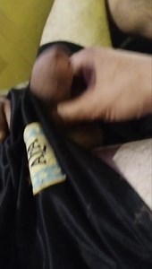 Playing with sleeping man's dick