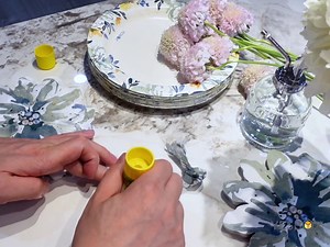 Yesbox Party Plates, Cups, and Napkins Sets - 140-Piece Paper Party Pack for 20 Guests Perfect for Bridal Baby Showers, Birthday, Elegant Floral Design, Unique Gifts for Housewarming