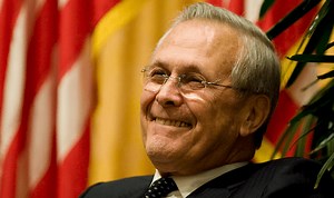 You won't believe what Donald Rumsfeld just started