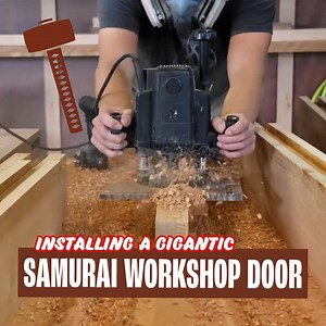 9.7K views · 543 reactions | FINALLY! Completed Samurai Workshop Doors | The Samurai Carpenter | Facebook