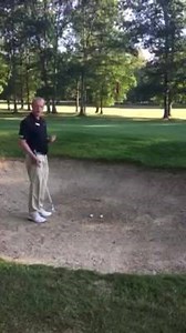 More bunker shot tips from Chris Breed this week--Chris shows you that lowering the position of your hands can help you achieve a high angle to get your golf ball out of the sand. | The Resort at Glade Springs