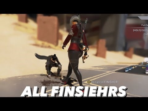 All Finishers with Loba’s Sharp Dressed Skin - Apex Legends [4K/60FPS]