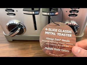 Cuisinart CPT-180 Metal Classic 4-Slice or Slot Electric Toaster, Brushed Stainless Steel Review 4k