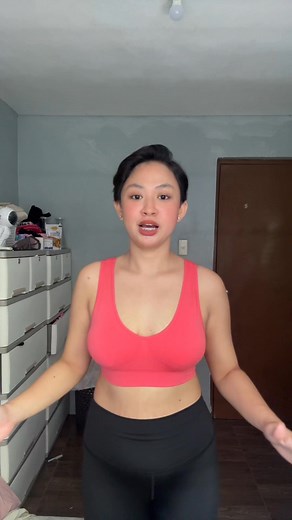 comfy at well supported ang juging 👌#sportsbra #workoutbra #workouttop #fyp | Mommy Yen