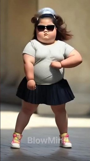 "She’s Got the Moves! Funny Chubby Girl Dance Party"