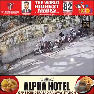 SR NAGAR se #Blood samples ka bag chura kar bhaaga #Chor... Healthians Company ka executive Blood samples collect karne ke baad ek jagah ruk kar chai peene gaya tha, tab hi ye shaqs ne bag chori karliya....#Hyderabad | Deccan Daily