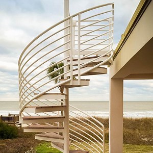 [Hot Item] Ordinary Spiral Staircase Vertical Round Tube Balustrade