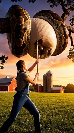 15K views · 72 reactions |  Woman Battles Giant Python to Save Sheep | Inodrasthat | Facebook