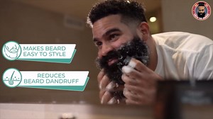 Beard Wash: With tea oils & invigorating mint a perfect beard shampoo, Premium quality beard shampoo. Peppermint Scent