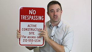 SmartSign "Do Not Park In Front Of Door" Sign | 12" x 18" 3M Diamond Grade Reflective Aluminum