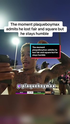 Plaqueboymax Shows Humility After Fair Loss