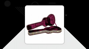 Crossrock 335 style guitar case, fiberglass hard shell with backpack, Navy Blue (CRF1000SANVBL)