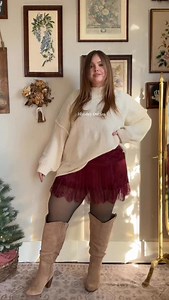 Some easy holiday outfit ideas! Outfit links: https://liketk.it/5FHz5 #plussizefashion #curvyfashion #holidayoutfits #holidayoutfitideas #winterfashion | Deals.and.daisies