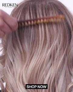 A perfect balance of toning and conditioning 💜 Maintain your blonde with Color Extend Blondage. | Redken
