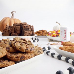 Trays to eat before you trick-or-treat 👻. Pick up Chick-fil-A Catering for a spook-tacular Halloween dinner. Order ahead in the Chick-fil-A® App. | Chick-fil-A Waugh Chapel