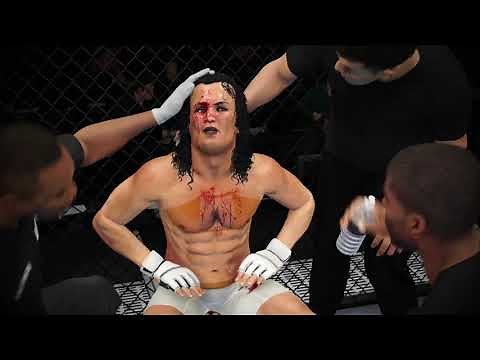 UFC 4 | Bruce Lee vs. Chloe Vevrier (CURVY MODEL) | EA Sports UFC 4