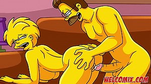 Intense anal sex! Erotic doll of the future! The Simptoons Simpsons porn!