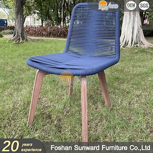 [Hot Item] Modern Customized Outdoor Garden Patio Hotel Home Restaurant Leisure Rope Woven Dining Chair