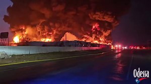 Permian Basin Containers fire July 23, 2024