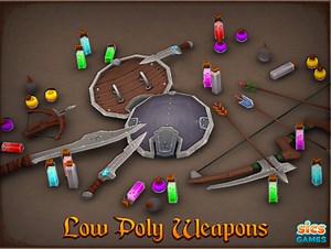 Low Poly Weapons | 3D Weapons | Unity Asset Store