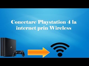 Cum sa conectezi un Playstation 4 la internet! Conectare PS4 la internet in limba Romana