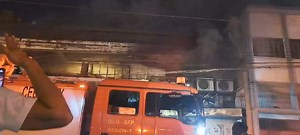 WATCH: Firefighters respond to a fire at Federal Hardware in Barangay T. Padilla, Cebu City Wednesday evening. | via Rowena Capistrano #TheFreeman #Cebu | The Freeman