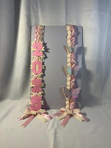 Pink Butterfly Graduation Lei - Etsy