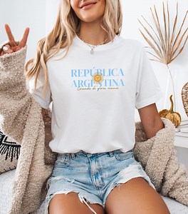 Republica Argentina Flag Shirt, Travel Gift, Gifts for Argentinian, Argentina Lover Tee, Soccer Fan, Argentine Flag T-shirt, World Cup 2026 - Etsy