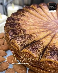 26K views · 323 reactions | Le chef pâtissier Pierre-Jean Quinonero du Burgundy Paris rend hommage à Notre-Dame de Paris à travers une galette gourmande.  | ELLE à table | Facebook