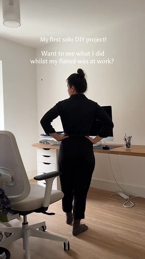 My FIRST solo DIY project! Power tools and everything 😂 Using @Lick and @Crown Paints I had left over and pre cut panels from @Wickes #diyp | Morgan Winton