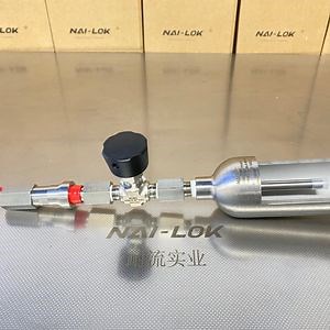 [Hot Item] Female Sample Cylinder with Shut off Quick Connection Valve for Gas Sampling