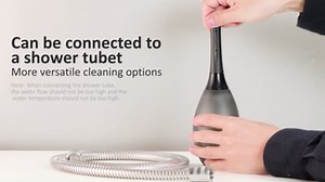 Enemas Anal Douches for Men Women - Enema Bulb with Soft Silicone Nozzles,Anti Backflow Shower Douche Enema Kit,Feminine Care Shower Enema Douche Kit Cleaner Flusher,Shower Tube Connectable,Black