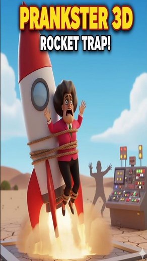 🚀 Rocket Blast Prank 😂 || #prankster #humor #shorts