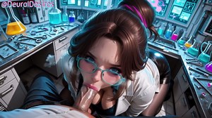 Mad Scientist Fucked in Lab - Ai-generated