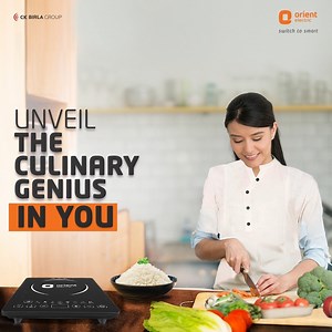 Be the best chef you know, with the Orient Electric Induction Cooktop that automatically selects the right cooking temperature and duration for a varied range of dishes. To know more, visit https://bit.ly/3dW5HKa #OrientElectric #KitchenAppliance #InductionCooktop | Orient Electric